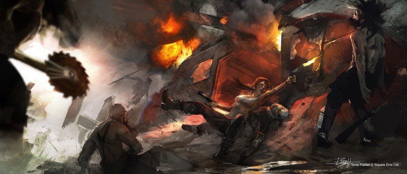 Artes inéditas de Tomb Raider