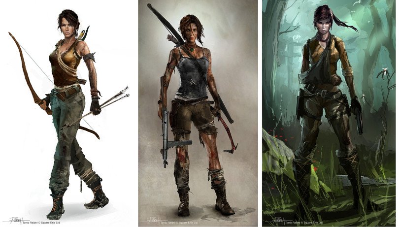 Artes inéditas de Tomb Raider