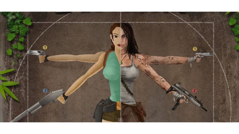 A evolução de Lara Croft [infográfico]