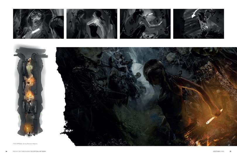 Prévia do Art Book de Rise of the Tomb Raider