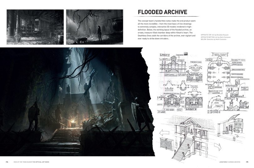 Prévia do Art Book de Rise of the Tomb Raider