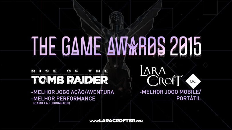 Rise of the Tomb Raider indicado ao The Game Awards