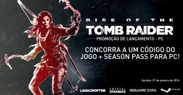 Promoção de lançamento - Rise of the Tomb Raider para PC