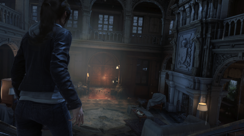 Imagens da Croft Manor em Rise of the Tomb Raider.