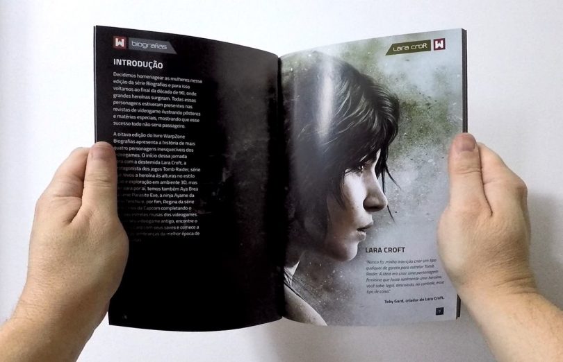 WarpZone lança livro com a biografia de Lara Croft