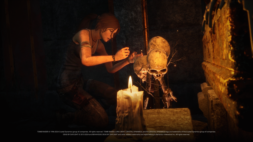 Aventure-se no Desconhecido com Lara Croft em Dead by Daylight