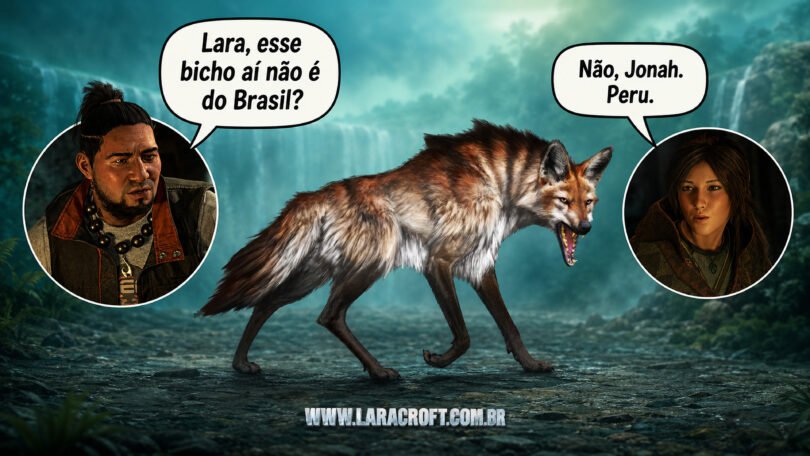 Meme Lobo-Guará Tomb Raider