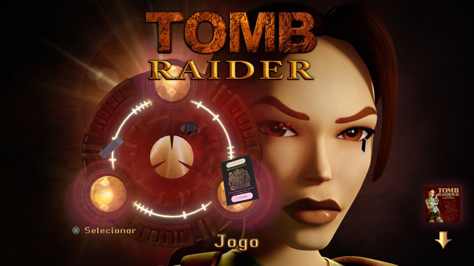 Tomb Raider Menu